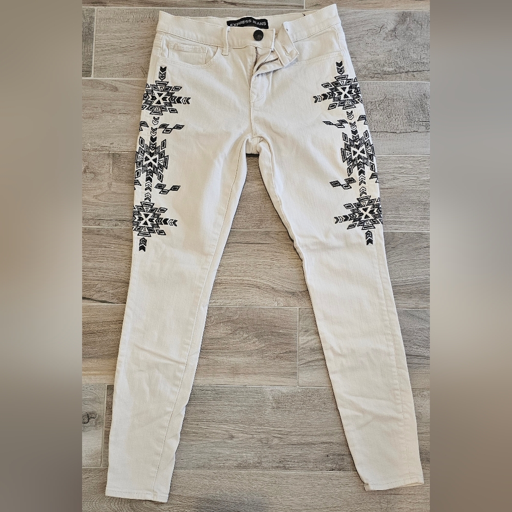 Express LEGGING Mia Mid-Rise Jeans